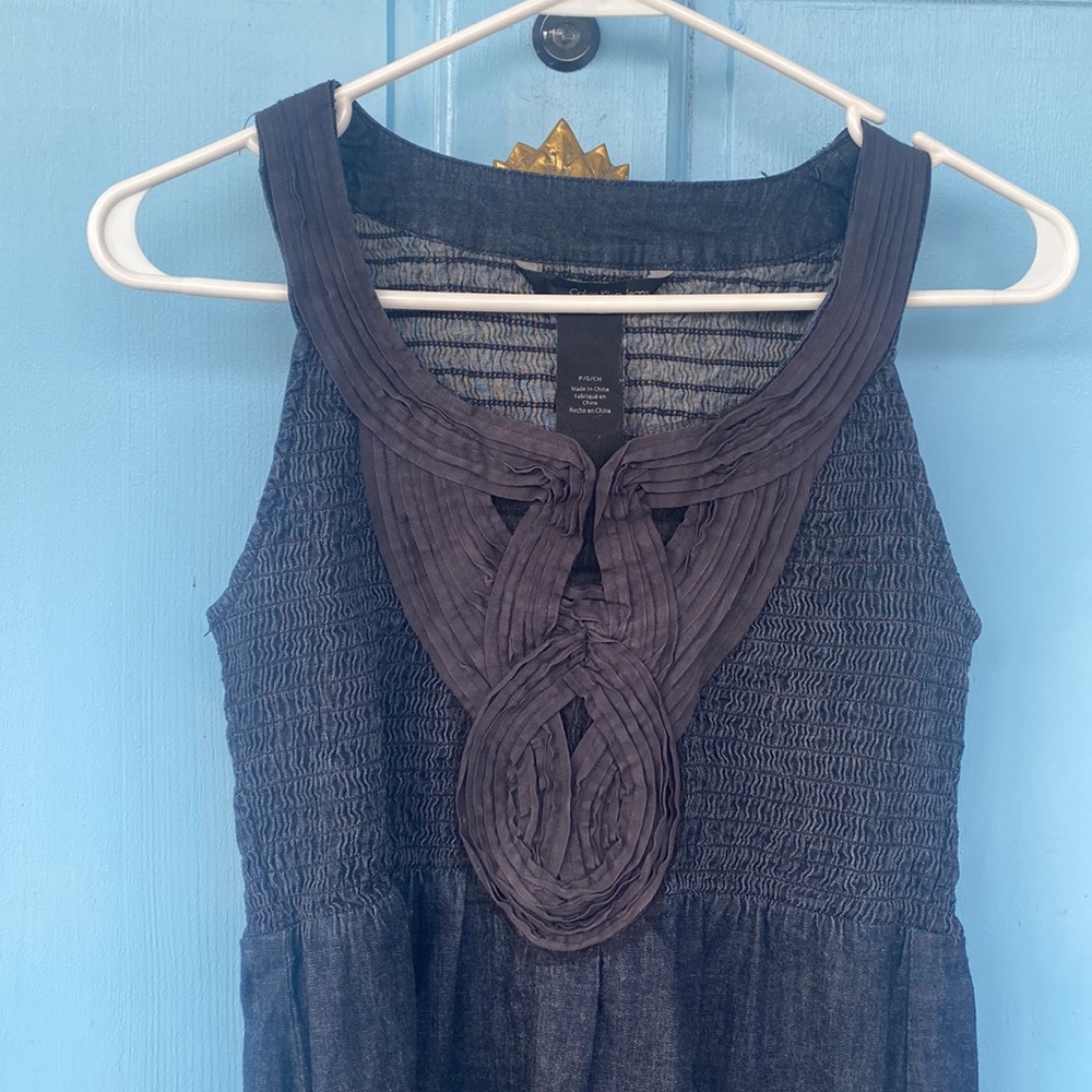 Calvin Klein Denim Sundress size SP - Picture 2 of 11